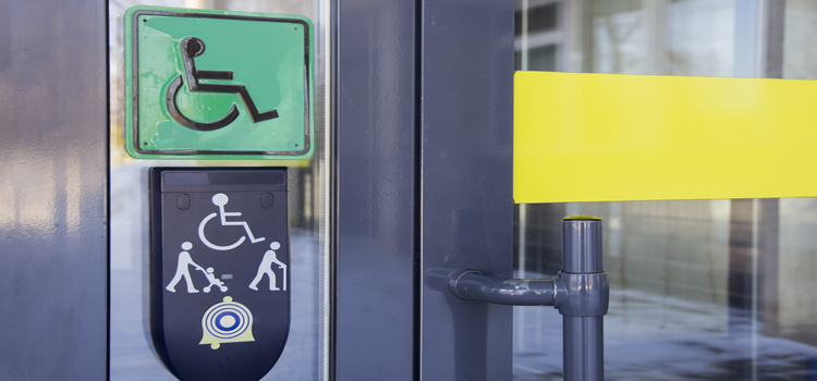 automatic handicap door opener in West Little River